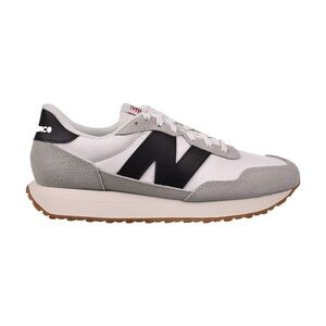 New Balance White and Gray Sneakers